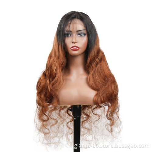 150% Denisty Ombre Lace Wigs Human Hair For Black Women,4x4 Body Wave Wigs 1b99j Pre Plucked Natural Hairline With Baby Hair